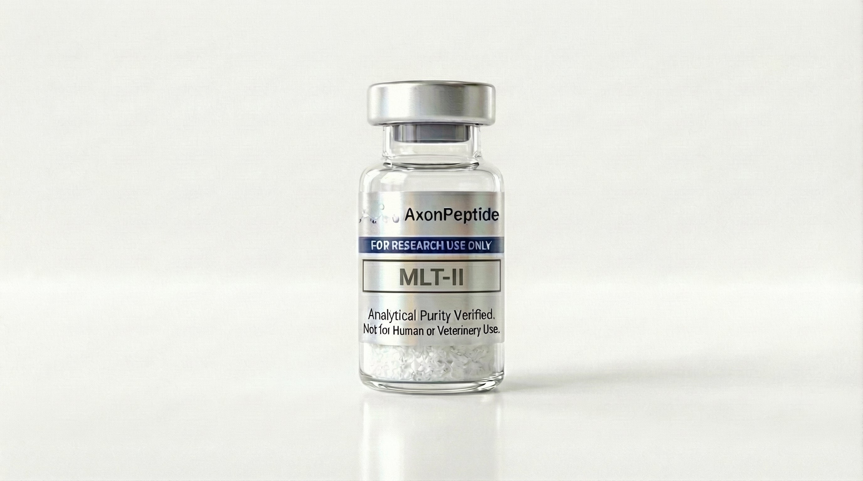 AXP-MLT-II Melanotan II lyophilized peptide vial, MC1R MC4R agonist research, RUO