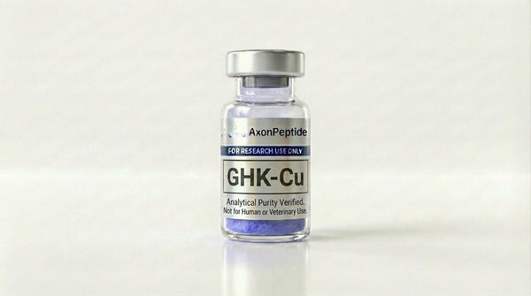 AXP-GHK-Cu copper tripeptide lyophilized vial, collagen synthesis research use only