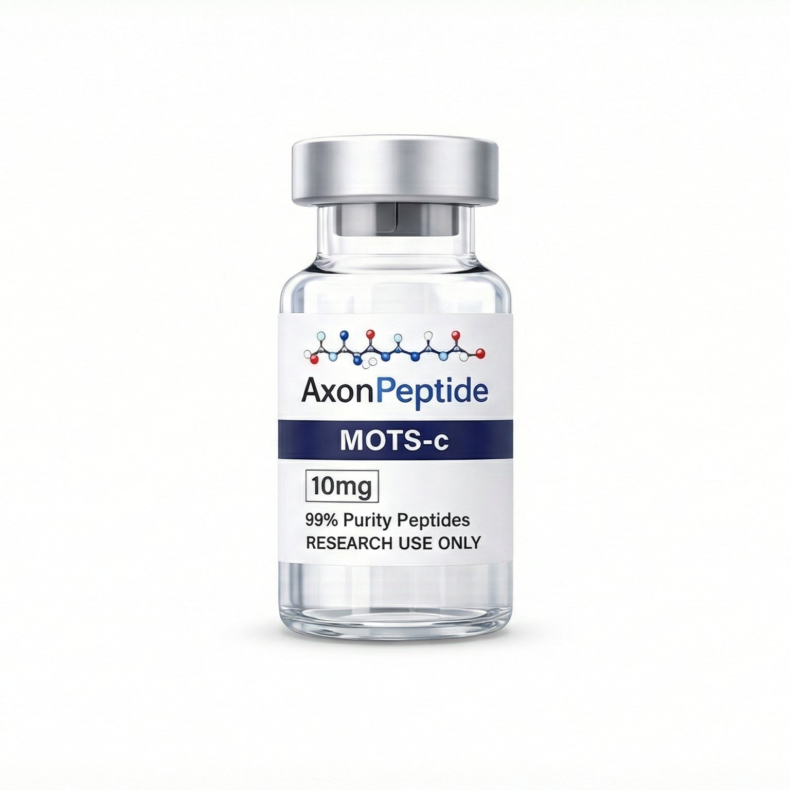AxonPeptide MOTS-c peptide vial on a white background