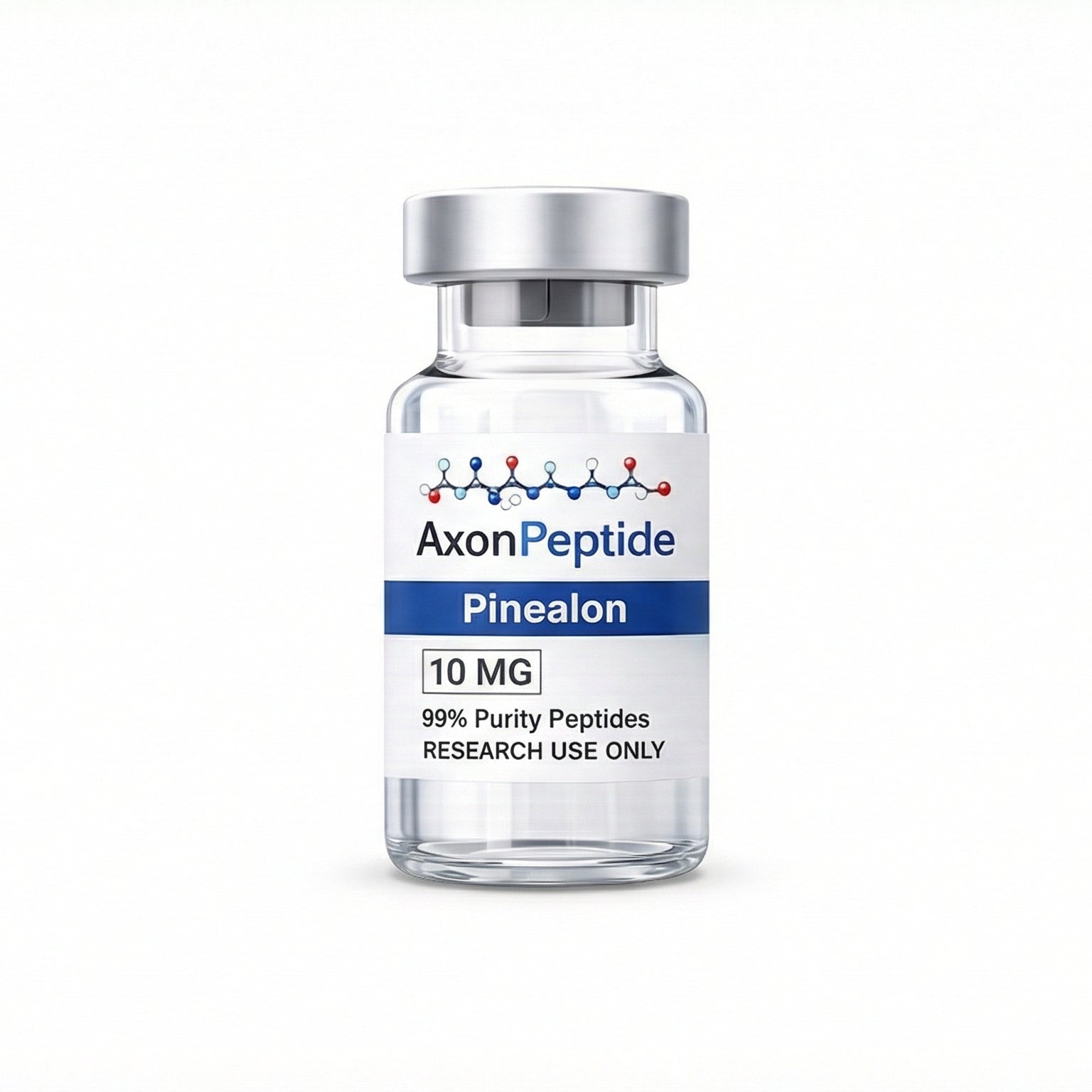 Vial labeled 'AxonPeptide Pinealon' on a white background