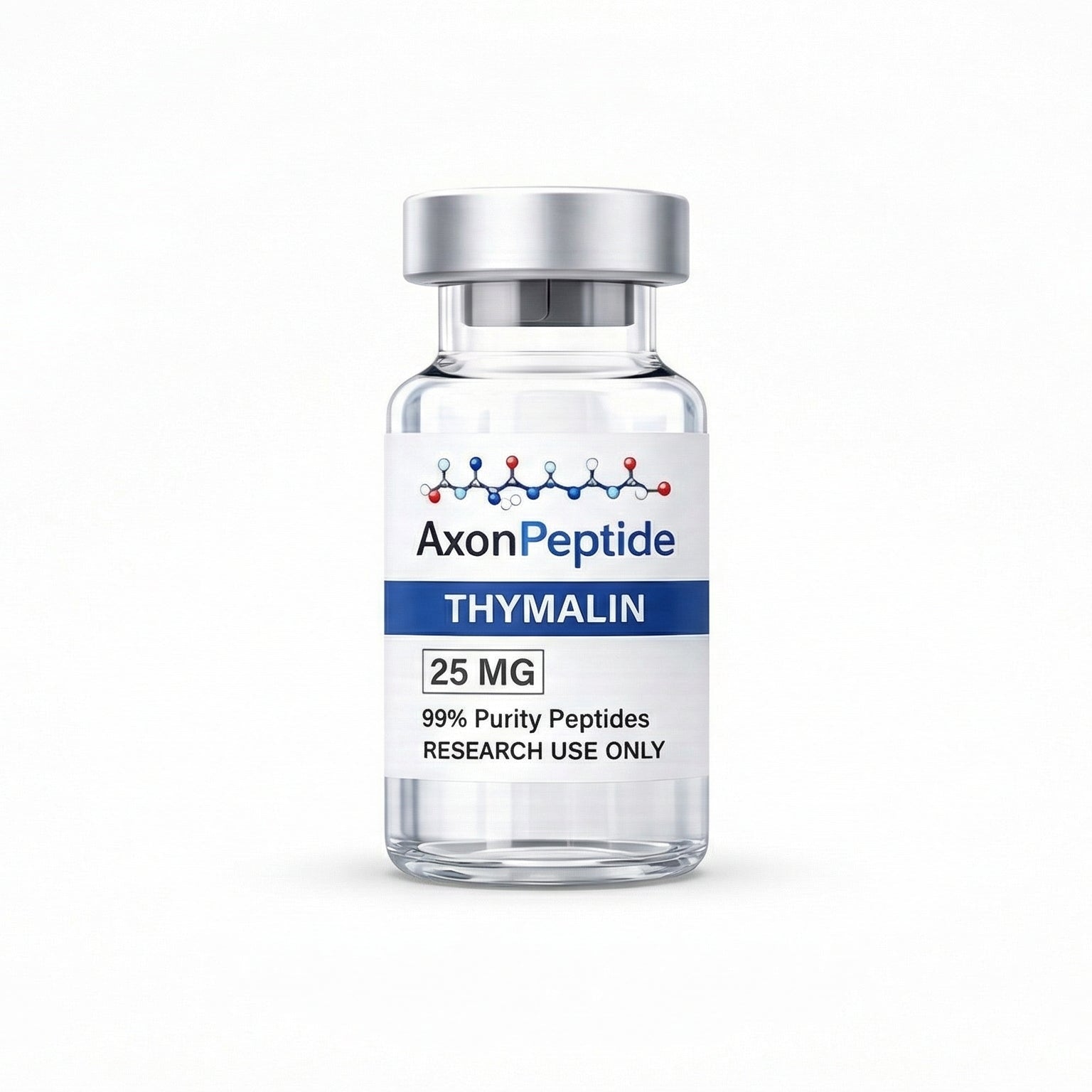 Vial labeled 'Axon Peptide Thymalin' on a white background